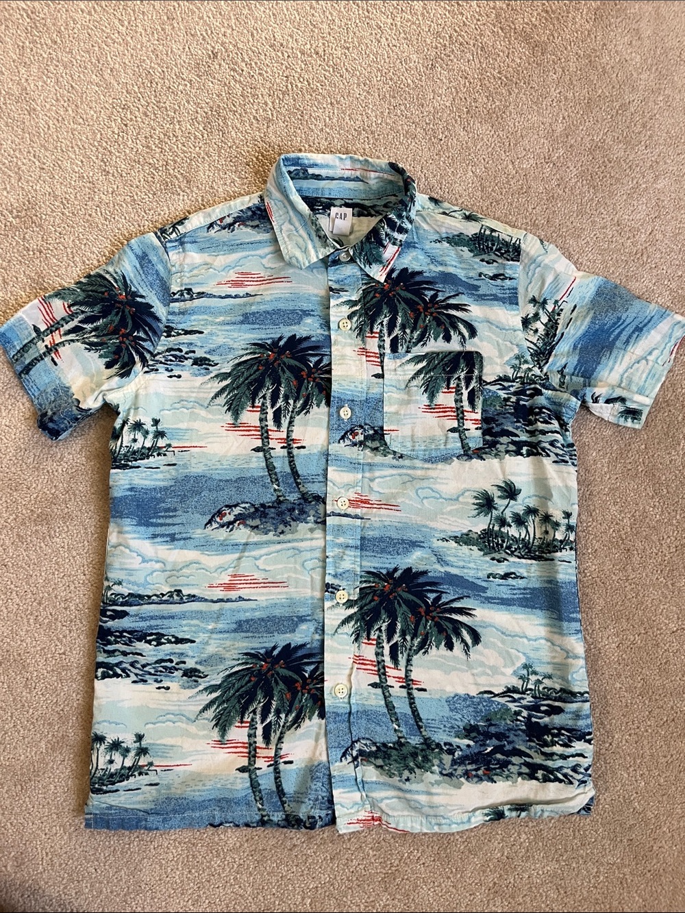 GAP Kids boy button shirt